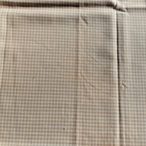 pied de poule katoen beige bruin 1,10m