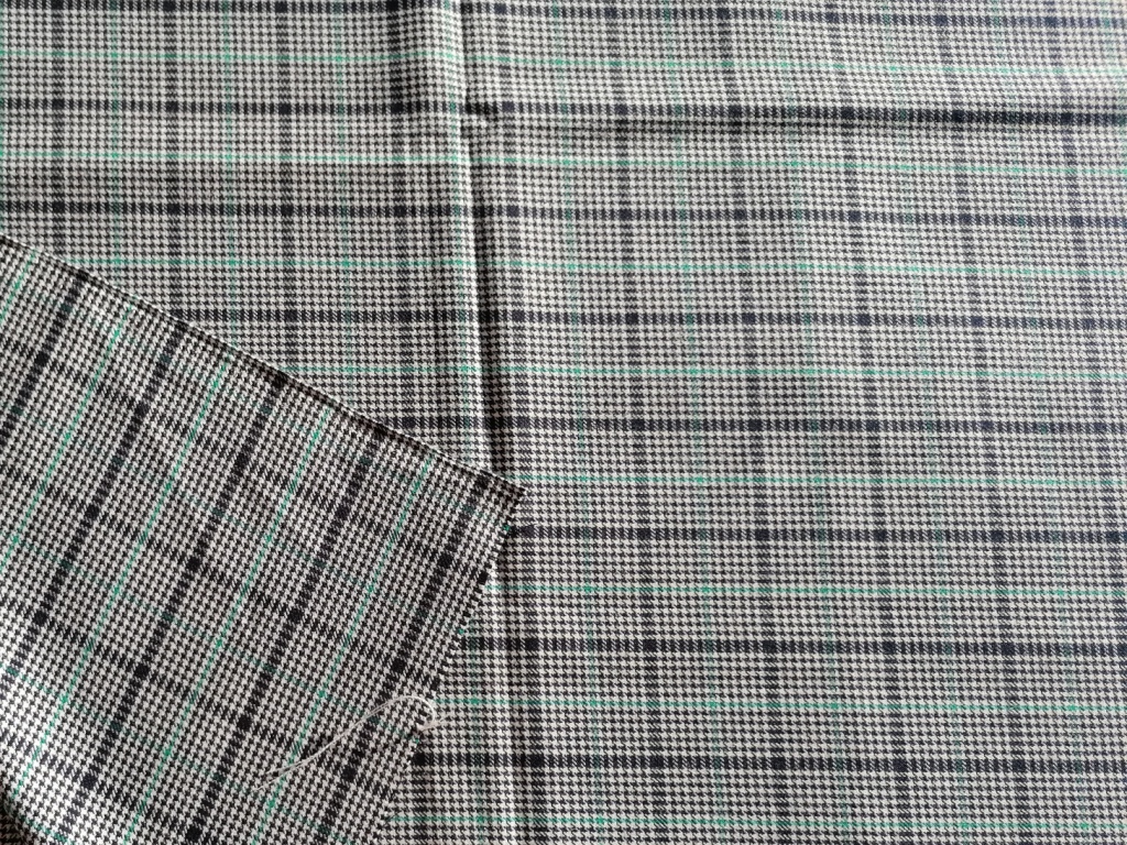 wollen flanel prince-de-galle blauw 1,6m - Afbeelding 2