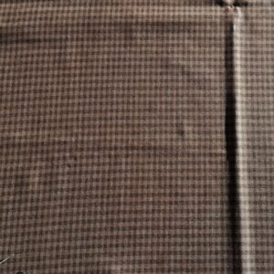 bruin geruite wollen stof 0,75