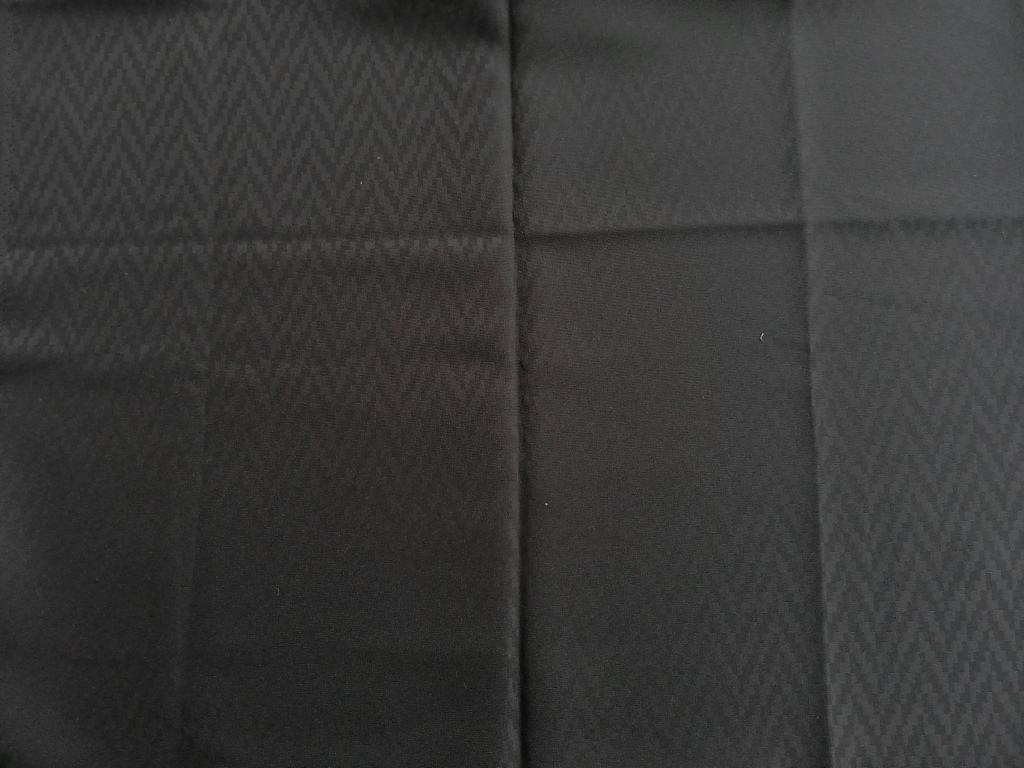 Jacquard zwart zigzag motief