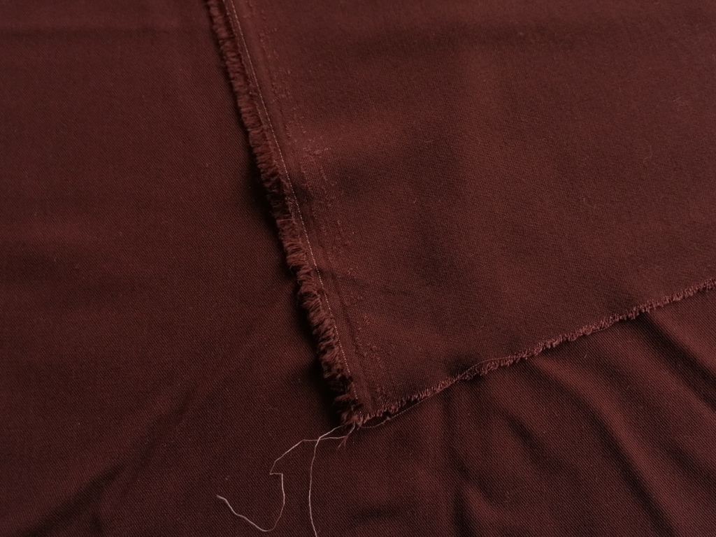 wijnrode dunne gabardine 2m - Afbeelding 2