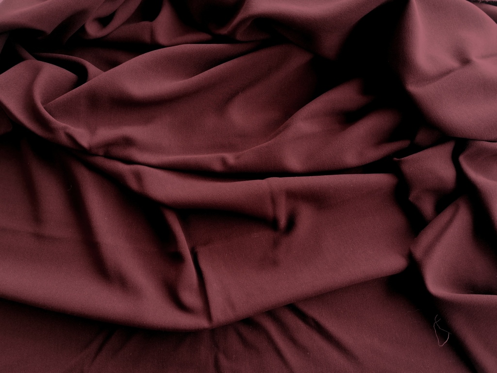 wijnrode dunne gabardine 2m