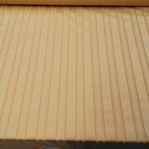 Goudgele katoenen jacquard met strepen