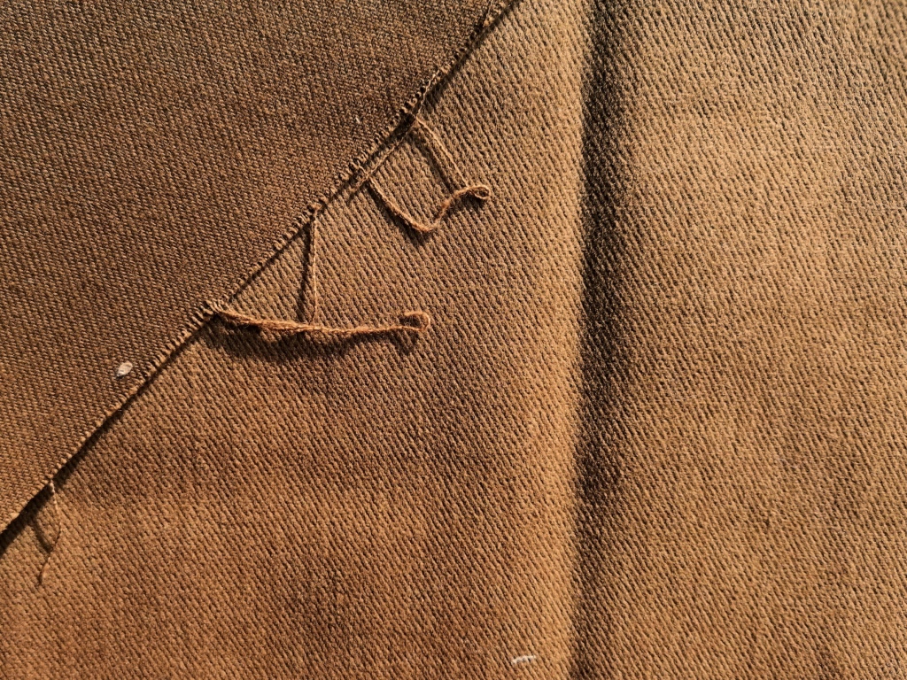 Zachte opgewolde jeans oranjebruin 1,25 m - Afbeelding 3