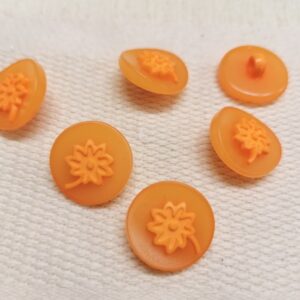 oranje kopen met blad 18mm 6 stuks