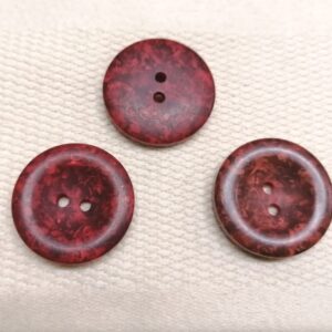 rood gemeleerde knopen 25mm 3 stuks
