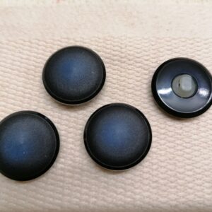 donkerblauwe geruwd matte knopen  21mm 4 stuks
