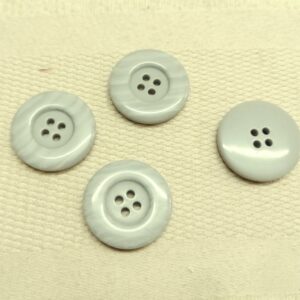 lichtgrijze gemeleerde knopen 25mm 4 stuks