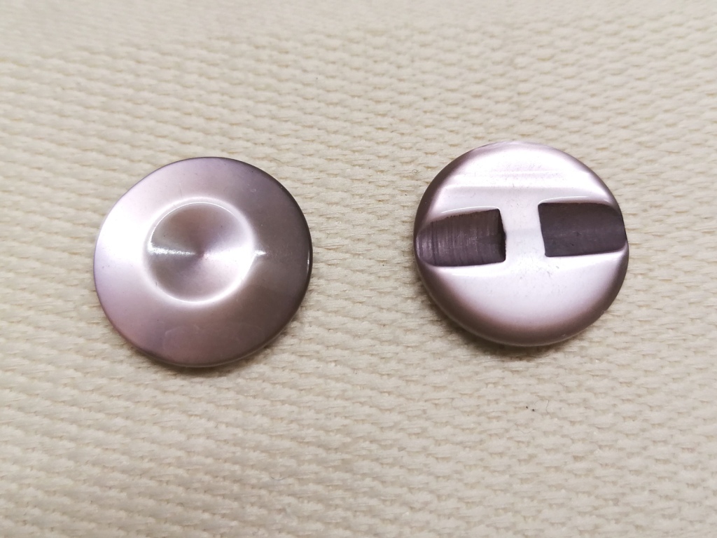 oudroze glans knopen 23mm 2 stuks - Afbeelding 2
