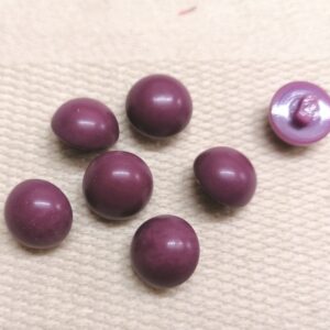 paars bolletjes knopen 12mm 7 stuks
