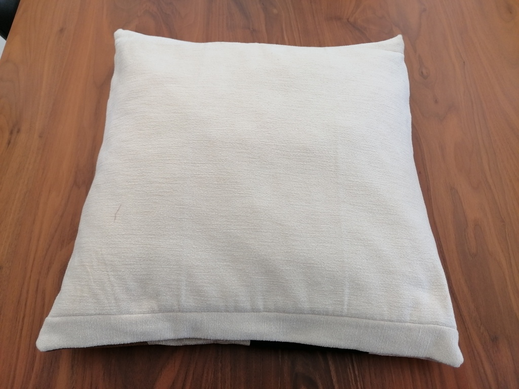 VERKOCHT fluwelen patchwork kussenhoes 50/50 - Afbeelding 4