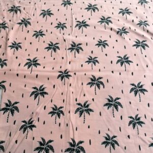 jersey lichtzalmroze met zwart 140/90