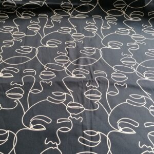 donkerblauwe high twist katoen lijnen 2,5m1