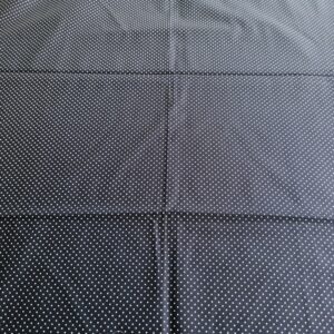 dunne blauwe  katoen  polkadot 2m