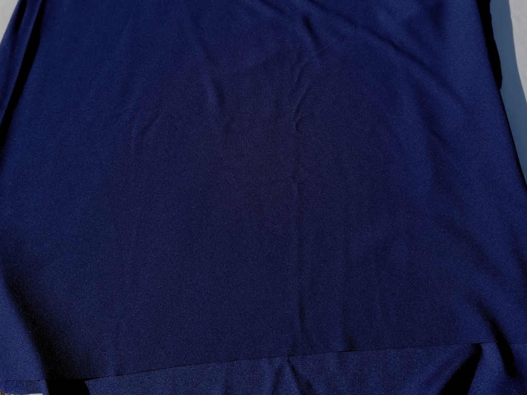 Crêpejersey blauw