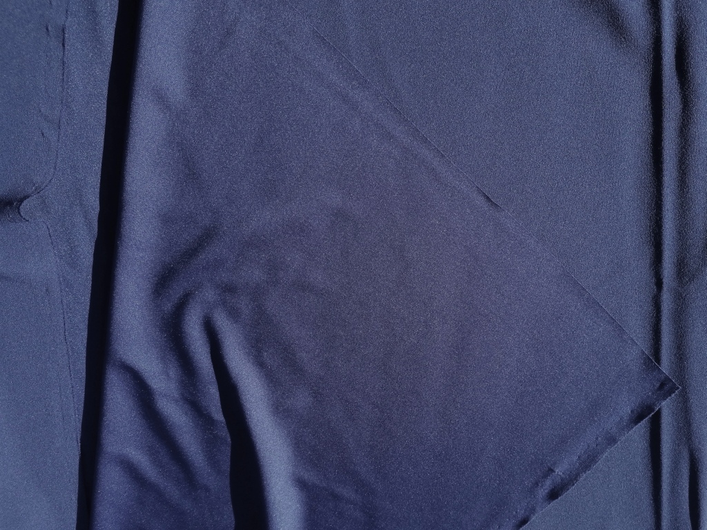Crêpejersey blauw stevig 2,4m - Afbeelding 2