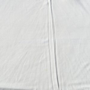 geribbelde witte gebreide stof  1,4m