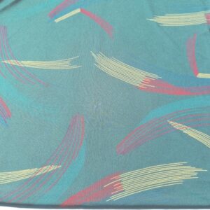 groenblauwe jersey met vlekken in streepjes 2m
