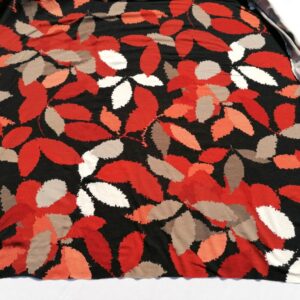 jersey zwart bruine bladeren 1,8m