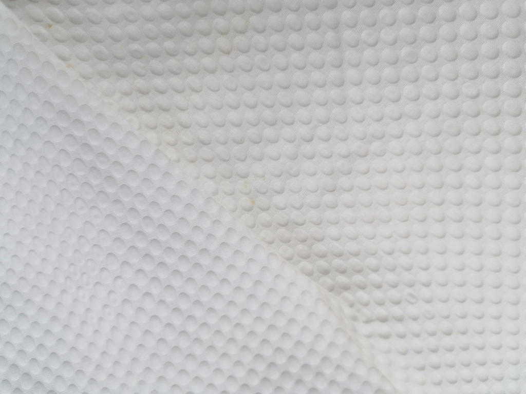lila - witte - grijze stof met bultjes /10cm - Afbeelding 4