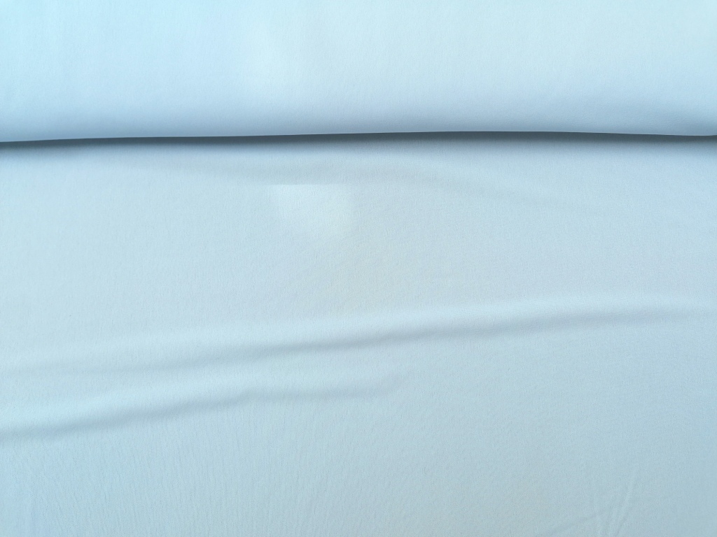 vintage brushed polyester lichtblauw /10cm
