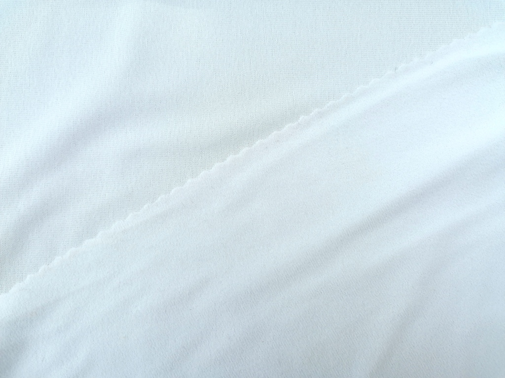 vintage brushed polyester lichtblauw /10cm - Afbeelding 2
