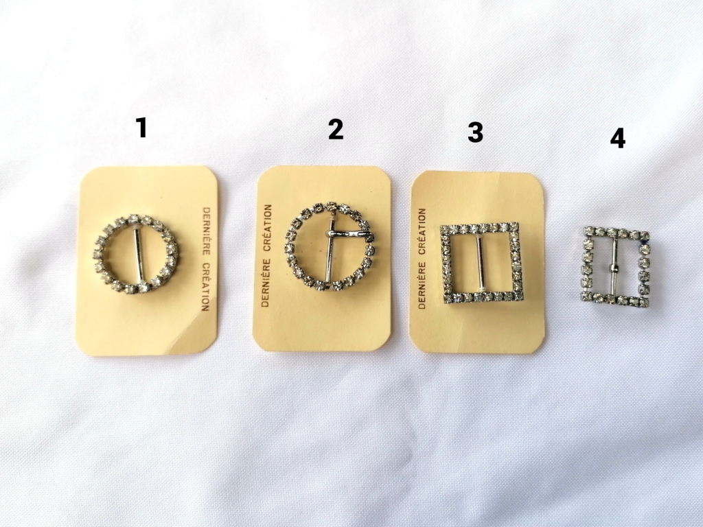 gespen met strass steentjes 2,0 tot 2,5cm
