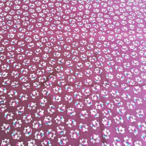 purperrode jeans flanellen achterkant