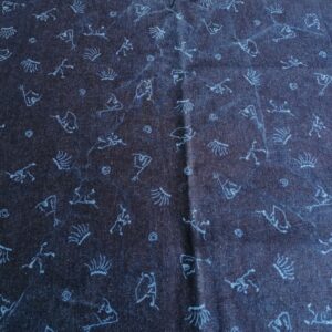 blauwe jeans met tekening 1,8m