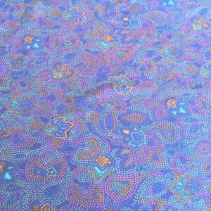 100% katoenen sweatstof  blauw /10cm