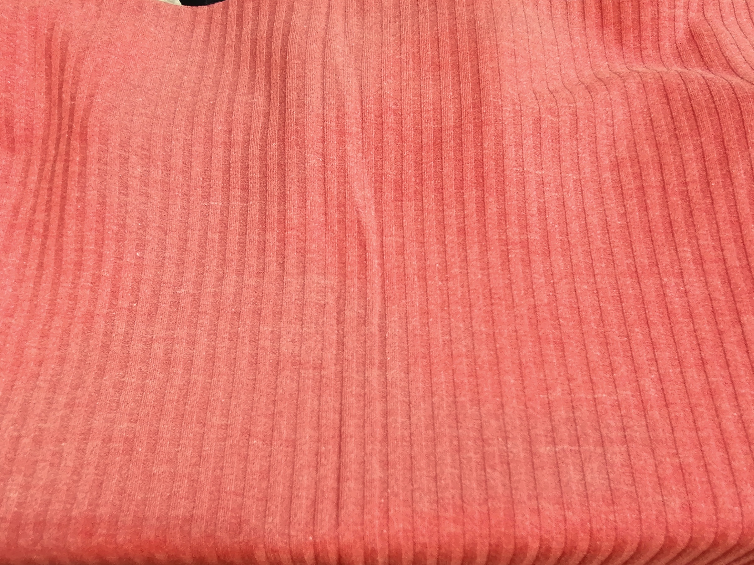 gebreide stof bleekrood ribbels 1,8