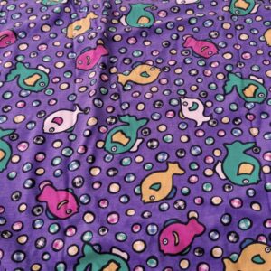 100% Katoenen jersey paarsblauw 0,5m