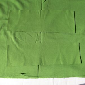 sweatstof 100% katoen geelgroen 1,15m