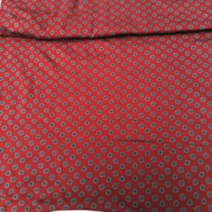 sweatstof katoen roodbruin 2,6m /10cm