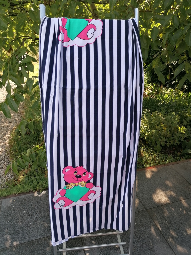 vintage jersey katoen gestreept beer 2,8m - Afbeelding 4