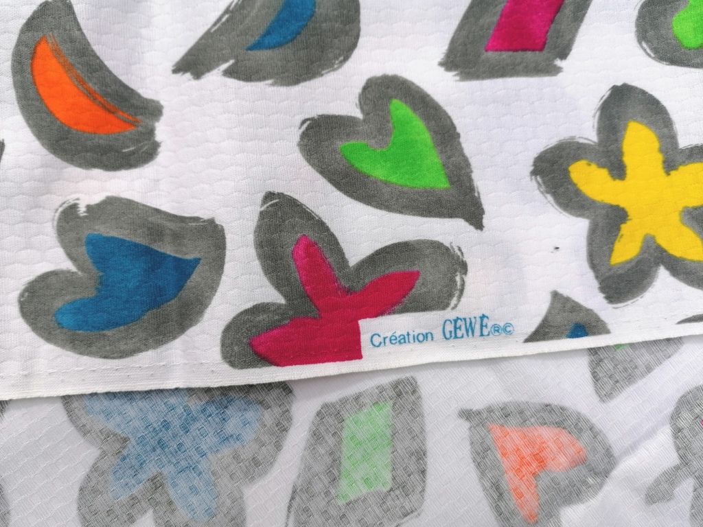 vintage katoen GEWE wit 0,7m - Afbeelding 2