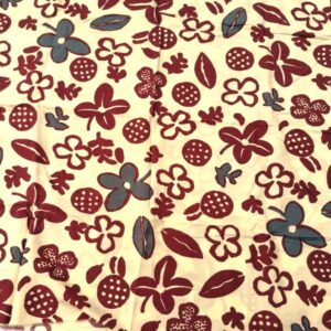 beige bordeaux dunne stof 0,65m