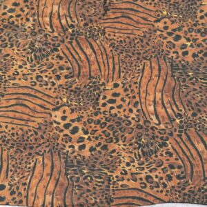 stevige jersey bruin zwart 0,65m