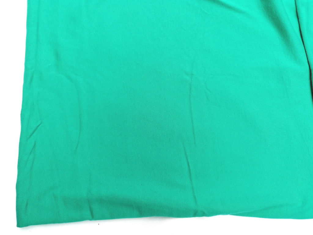 groene katoenen jersey effen1m
