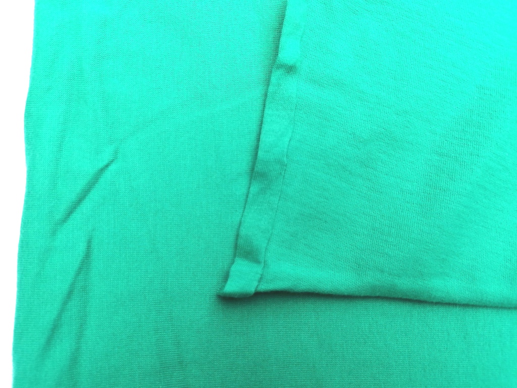 groene katoenen jersey effen1m - Afbeelding 2