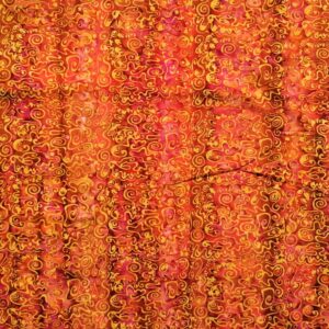 quiltstof oranje tinten /10cm