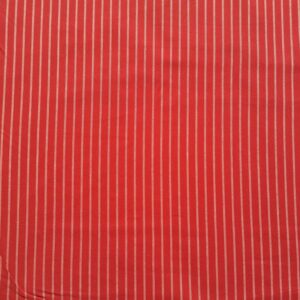 quiltstof rood gestreept /10cm