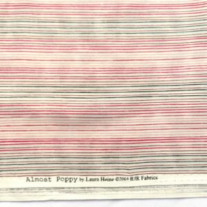 quiltstof roze fijne strepen /10cm