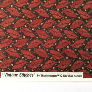 quiltstof rood-bruine tinten /10cm