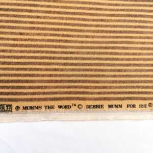 quiltstof bruin tinten gestreept  /10cm
