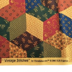 quiltstof  bruin tinten /10cm