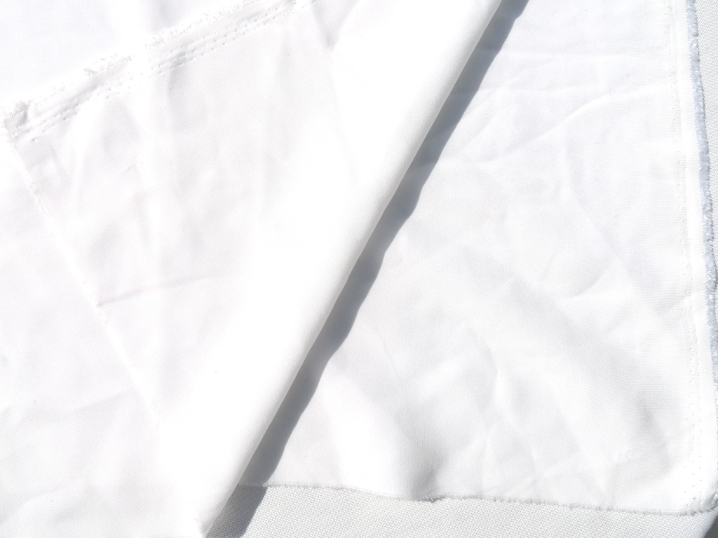witte soepele viscose 0,5m - Afbeelding 2