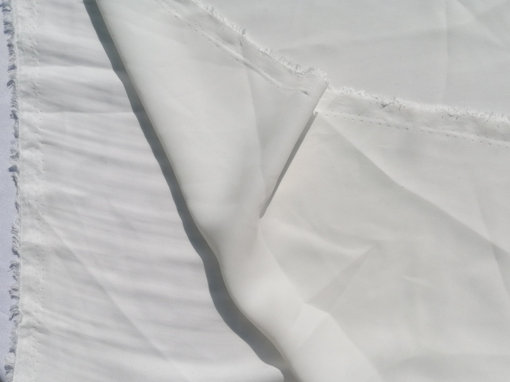 witte soepele stof spierwitte stof 1,6m - Afbeelding 2