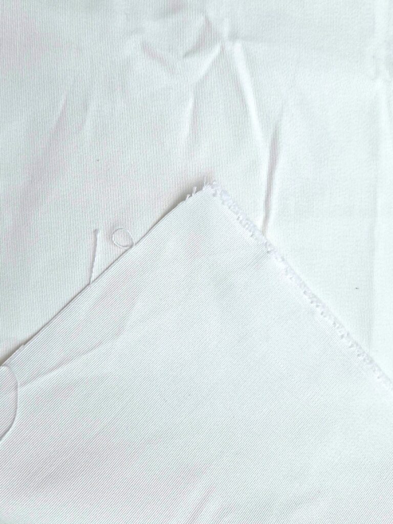 witte canvas met ribbels 2m