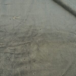Ribfluweel grijs brede rib lichte stretch